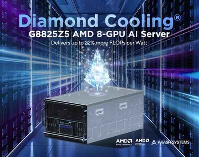 AI Server with Diamond Cooling® Drives Peak GPU Performance AI Server with Diamond Cooling® Drives Peak GPU Performance