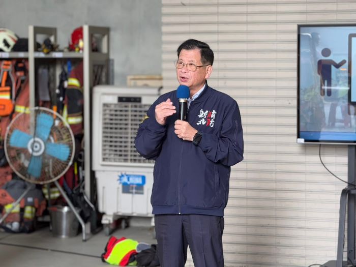 《圖說》消防局長陳崇岳強調,透過跨區合作模式,強化未來在重大災害發生時的聯合動員與救援協調能力。〈消防局提供〉