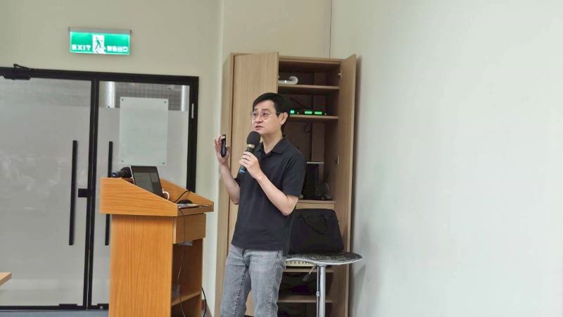 《圖說》「查察賄選及情資蒐報技巧」教育訓練，由新北地檢署主任檢察官劉文瀚講授查察賄選及情資蒐報技巧。〈政風處提供〉