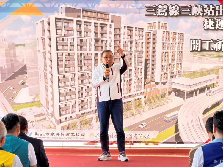 《圖說》市長侯友宜表示,新北捷運持續以「以站為心、以人為本」為核心理念,逐步建構完善的捷運生活圈。〈捷運局提供〉
