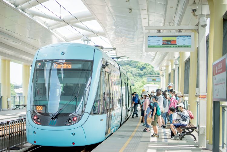 《圖說》淡海輕軌調整重點在於提升尖峰時段運能。〈新北捷運公司提供〉