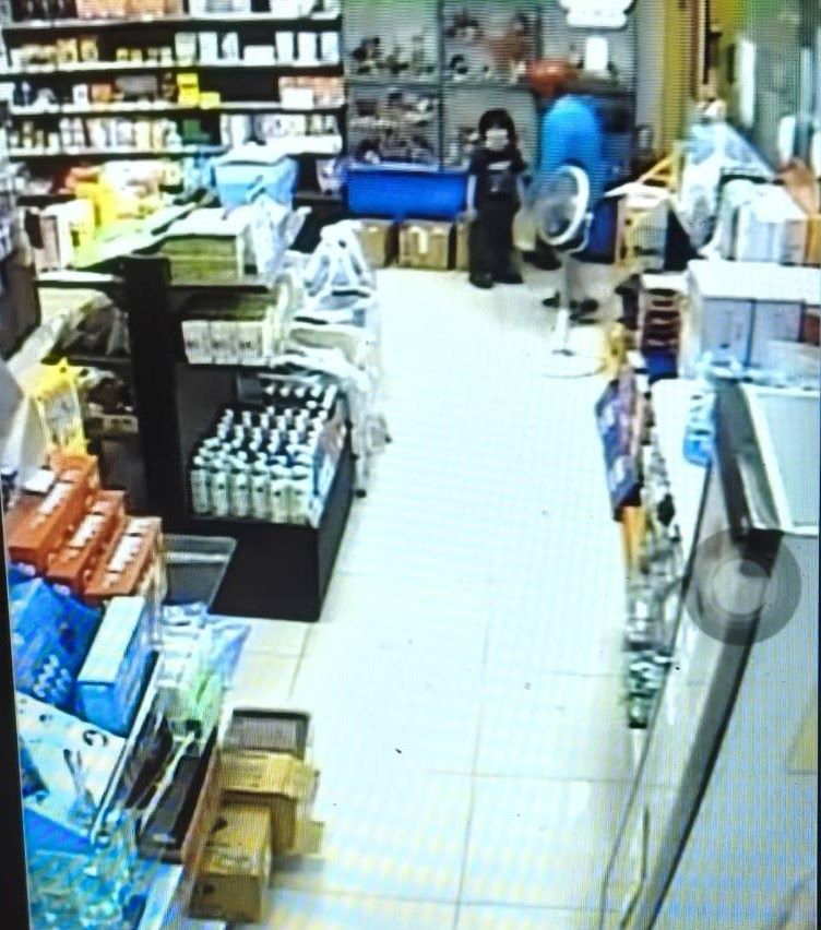 《圖說》85歲吳姓男子不當觸碰兒童。〈新莊分局提供〉