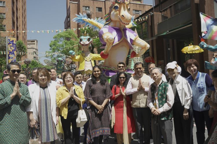 《圖說》「2026印度文化節—印度電影」今日於汐止夢想社區熱鬧展開。〈文化局提供〉