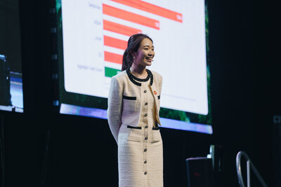 XTransfer新加坡及拉丁美洲CEO蕭麗欣在「2026年智利金融科技論壇」發表演講。