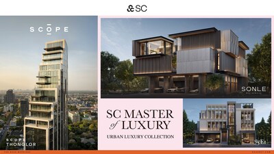 在「SC Master of Luxury」理念之下，SC 匠築旗艦級超豪宅別墅與頂級公寓系列，以非凡建築美學與國際奢華格局，演繹曼谷層峰居住新高度。