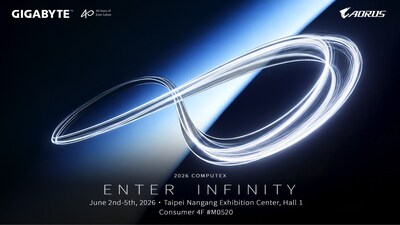 技嘉以「ENTER INFINITY」主題參展 COMPUTEX 2026 全面展現 AI 生態系與沉浸式電競體驗