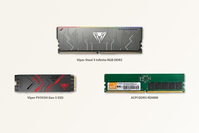 從極致電競到企業級架構：博帝科技 PATRIOT MEMORY 展出全新 Viper 與 ACPI 系列，全面佈署次世代算力。